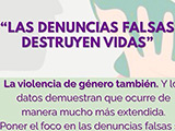 Poner el foco en las falsas denuncias, tiene consecuencias concretas